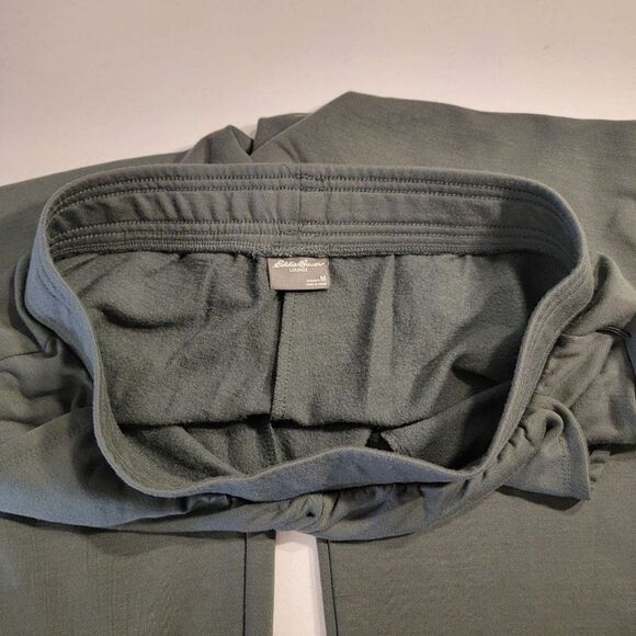 Eddie Bauer Lounge Pants Joggers Women M Olive Green Warm Pull On Stretch - Picture 6 of 11
